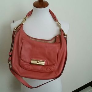 Coach Kristin Leather Hobo L1026-16808 Peony